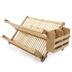 Core Kitchen 24 In. L X 5.54 In. W Bamboo Dish Rack