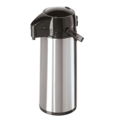 OGGI 64 Oz Silver Stainless Steel Pump Pot Carafe Server 5.75 In. D 1 Pc