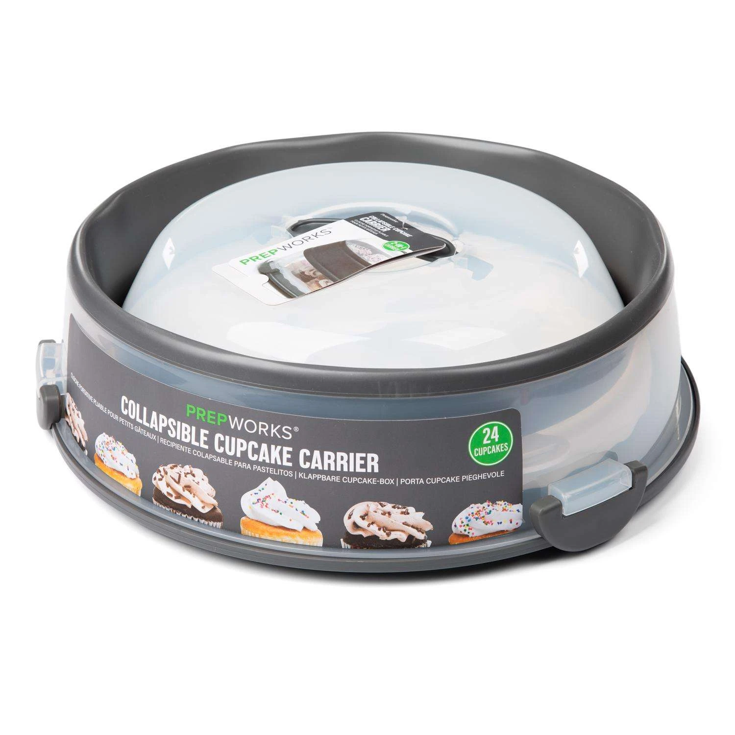 Progressive Prepworks Gray Cupcake Carrier 1 Pk - Image 5