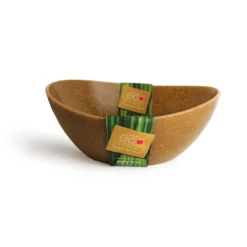 Architec EcoSmart 7 Oz Brown Poly-Flax Oval Serving Bowl 1 Pk
