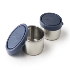 U-Konserve 5 Oz Silver Food Storage Container Set 2 Pk