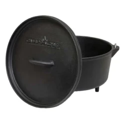 Camp Chef Classic Deep Cast Iron Dutch Oven 8 Qt Black