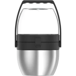 Thermos 36 Oz Black/Silver Dual Compartment Food Storage 1 Pk
