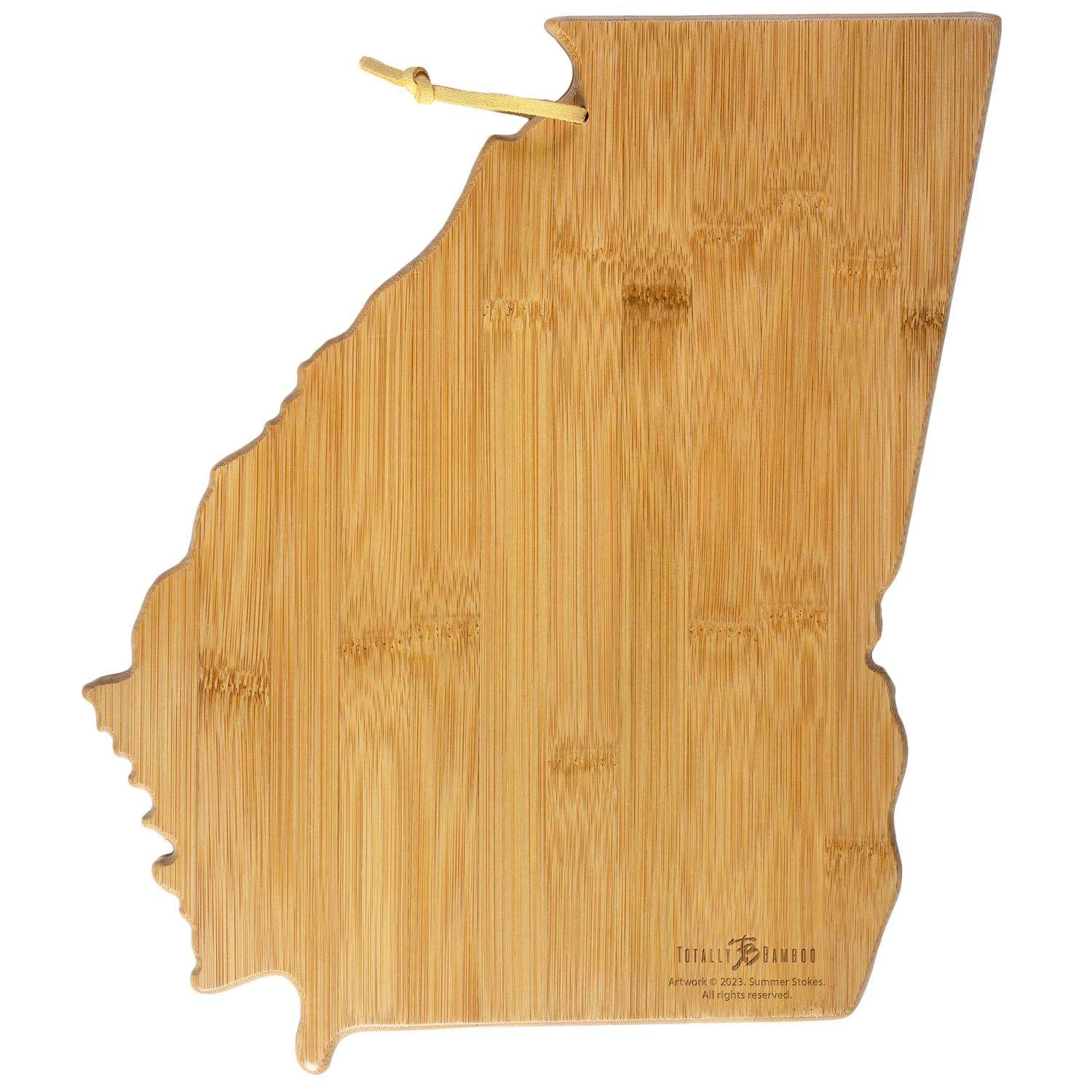 Totally Bamboo 11.75 In. L X 13.25 In. W X 0.6 In. Bamboo Georgia State Serving & Cutting Board 1 Pc - Image 2