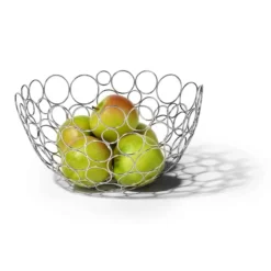 Spectrum 11 Oz Silver Steel Fruit Bowl 1 Pk