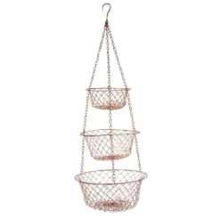 Fox Run Copper Hanging Food Storage Basket 1 Pk