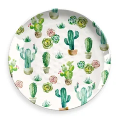 TarHong Multicolored Melamine Desert Garden Serving Platter 1 Pc