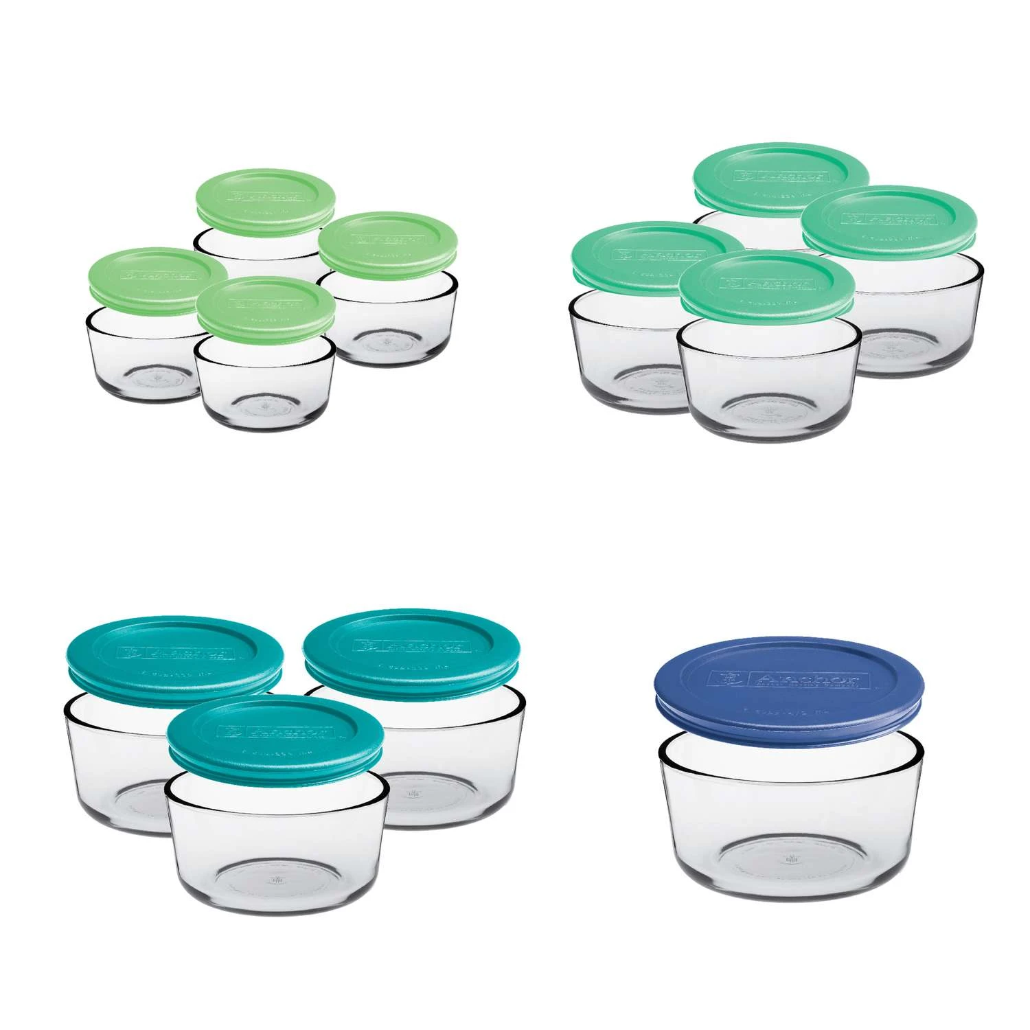 Anchor Hocking Clear Food Storage Container Set 12 Pk