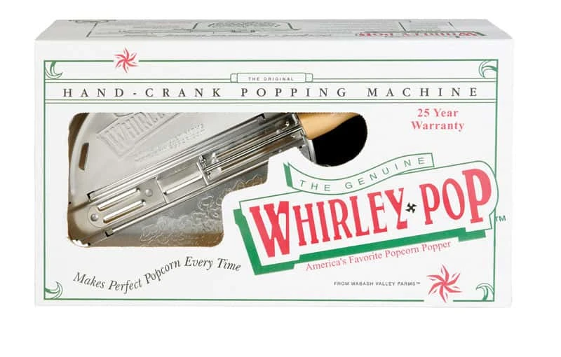Whirley Pop Aluminum Stove Top Popcorn Popper 16.5 In. 6 Qt Silver - Image 2