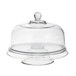 Anchor Hocking Clear Glass Serveware 4-In-1 Cake Set 1 Pk