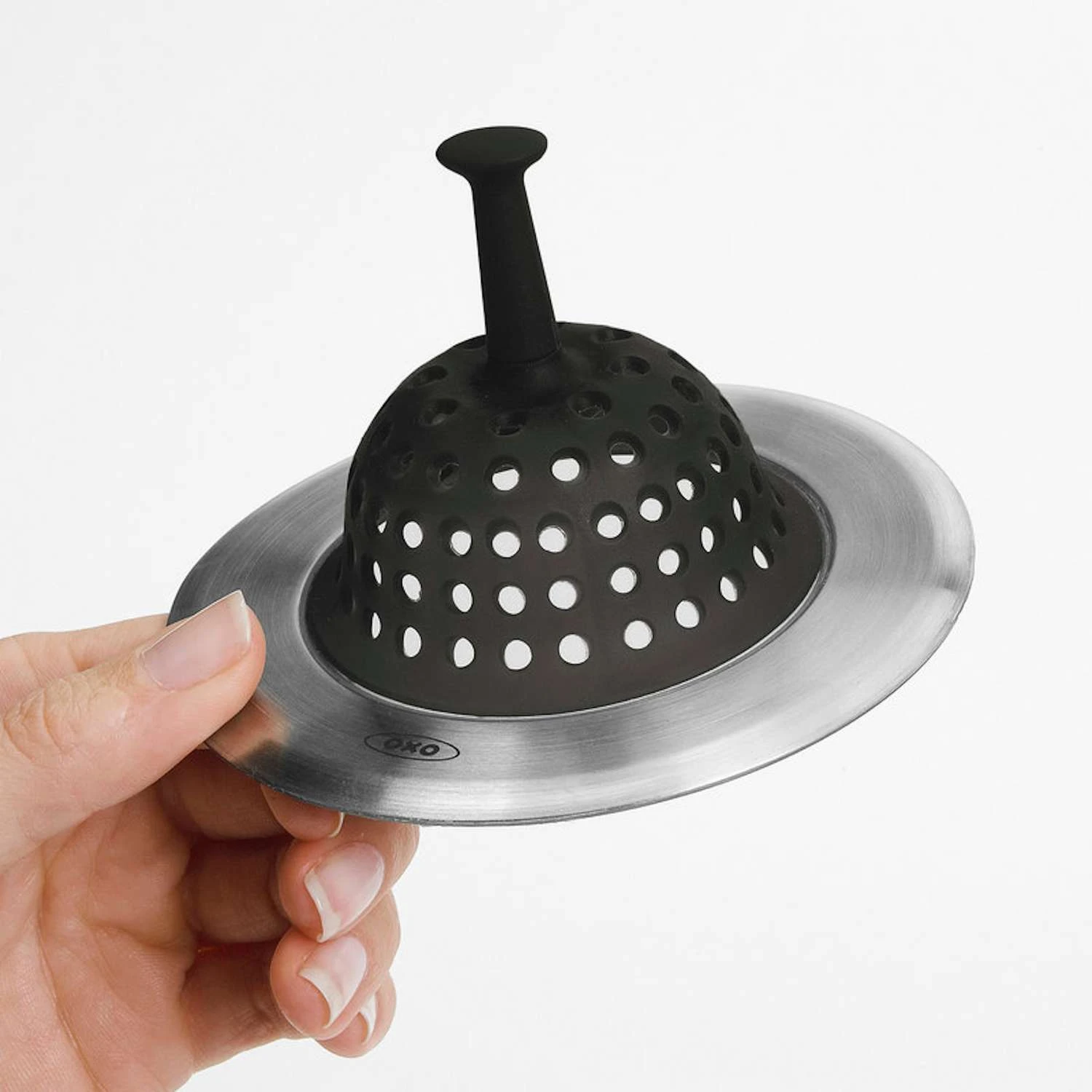 OXO Good Grips Satin Silicone Kitchen Sink Strainer - Image 5