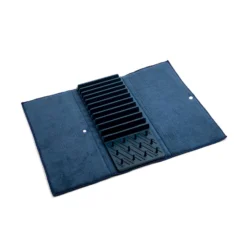 Core Kitchen 18.5 In. L X 7.8 In. W X 1.5 In. H Sapphire Plastic Dish Rack/Mat Set