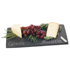 TWINE 16 In. L X 8 In. W Slate Cheese Board