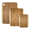 Totally Bamboo 14 In. L X 11 In. W X 0.38 In. Bamboo Cutting Board Set