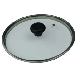 Moneta Glass/Stainless Steel Lid 10 In. Clear