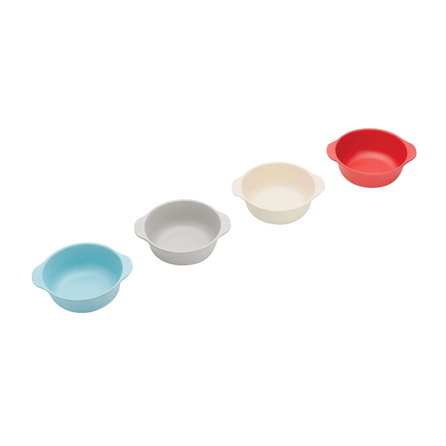 Red Rover 8 Oz Assorted Bamboo Classic Bowl 4 Pk