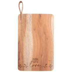 Karma Gifts Etched 11.25 In. L X 7.5 In. W X 0.5 In. Acacia Wood Cutting Board