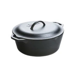 Lodge Cast Iron Dutch Oven 7 Qt Black