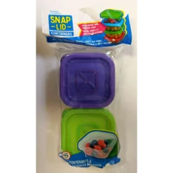 Jacent Clear Food Storage Container 2 Pk