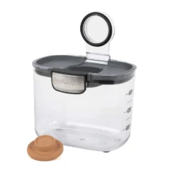 Progressive ProKeeper 1.55 Qt Black/Clear Food Container And Lid 1 Pk