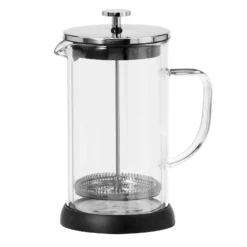 OGGI 34 Oz Clear Borosilicate Glass French Press Tea Cup And Tea Pot 4.33 In. D 1 Pc