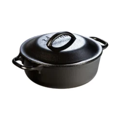 Lodge Cast Iron Dutch Oven 2 Qt Black