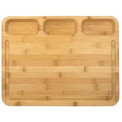 Totally Bamboo 17.5 In. L X 13.5 In. W X 0.75 In. Bamboo Kitchen Prep Board